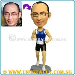 Custom 3D Running Man Figurine